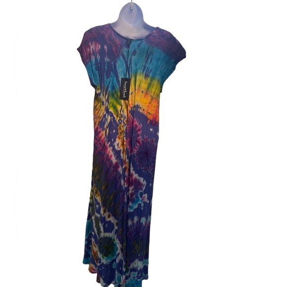 Long dress   Onesize.     CL/WH.   222461 - Picture 2 of 8